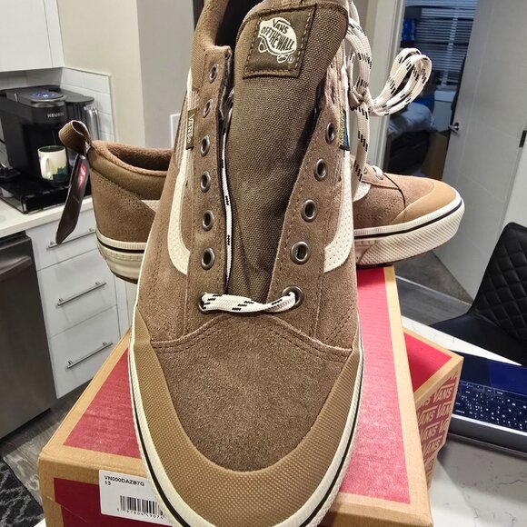 Vans MTE Old Skool Waterproof Insulated Sneakers Shoes Brown VN000DAZB7G US 13 - Picture 2 of 11